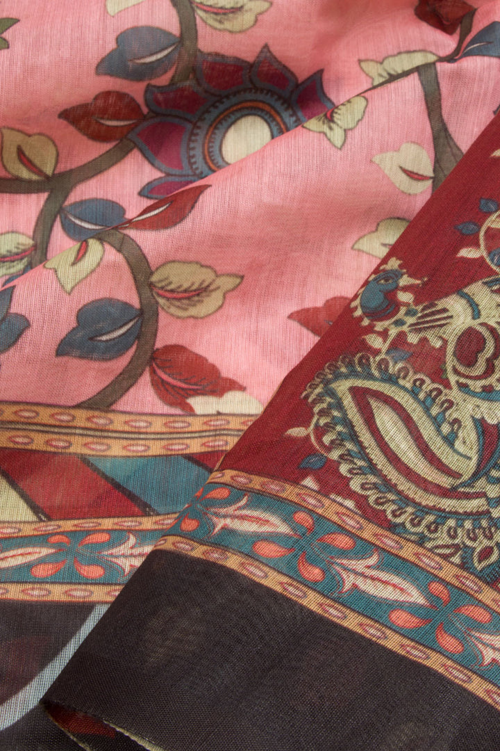 Printed Malai Cotton Kalamkari Sarees - Avishya