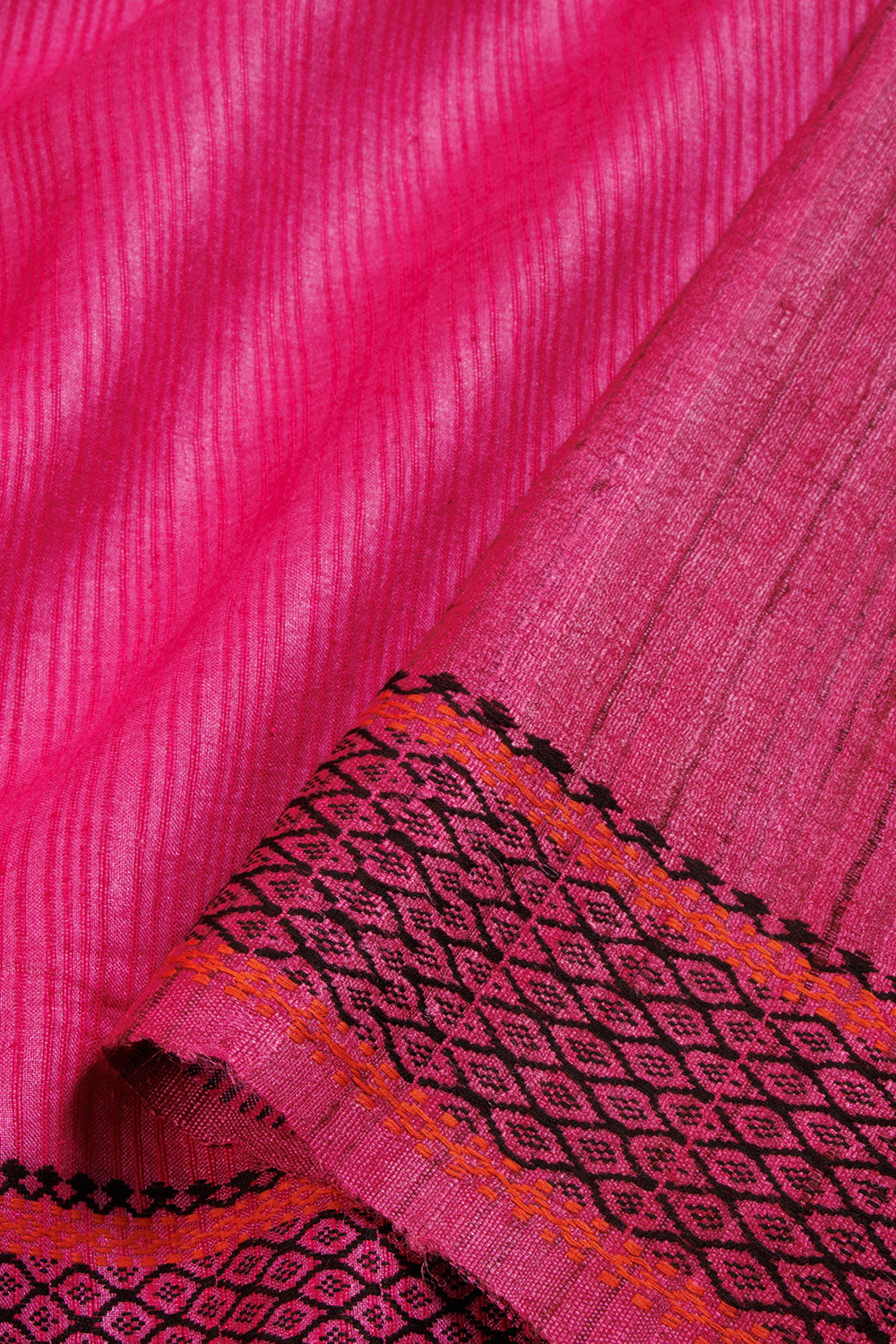 Purple Chhattisgarh Tussar Silk Saree 10068841 - Avishya