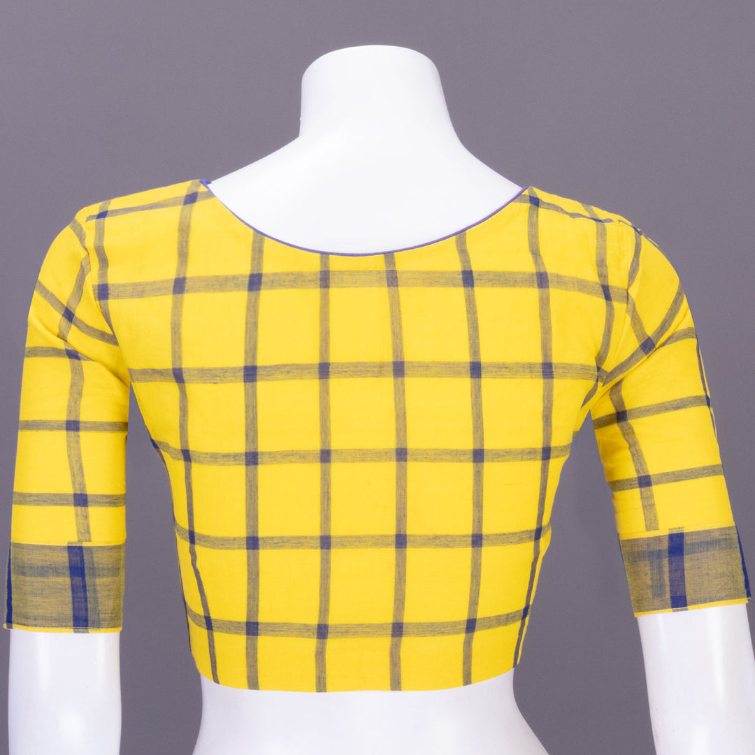 Yellow Andhra Cotton Blouse