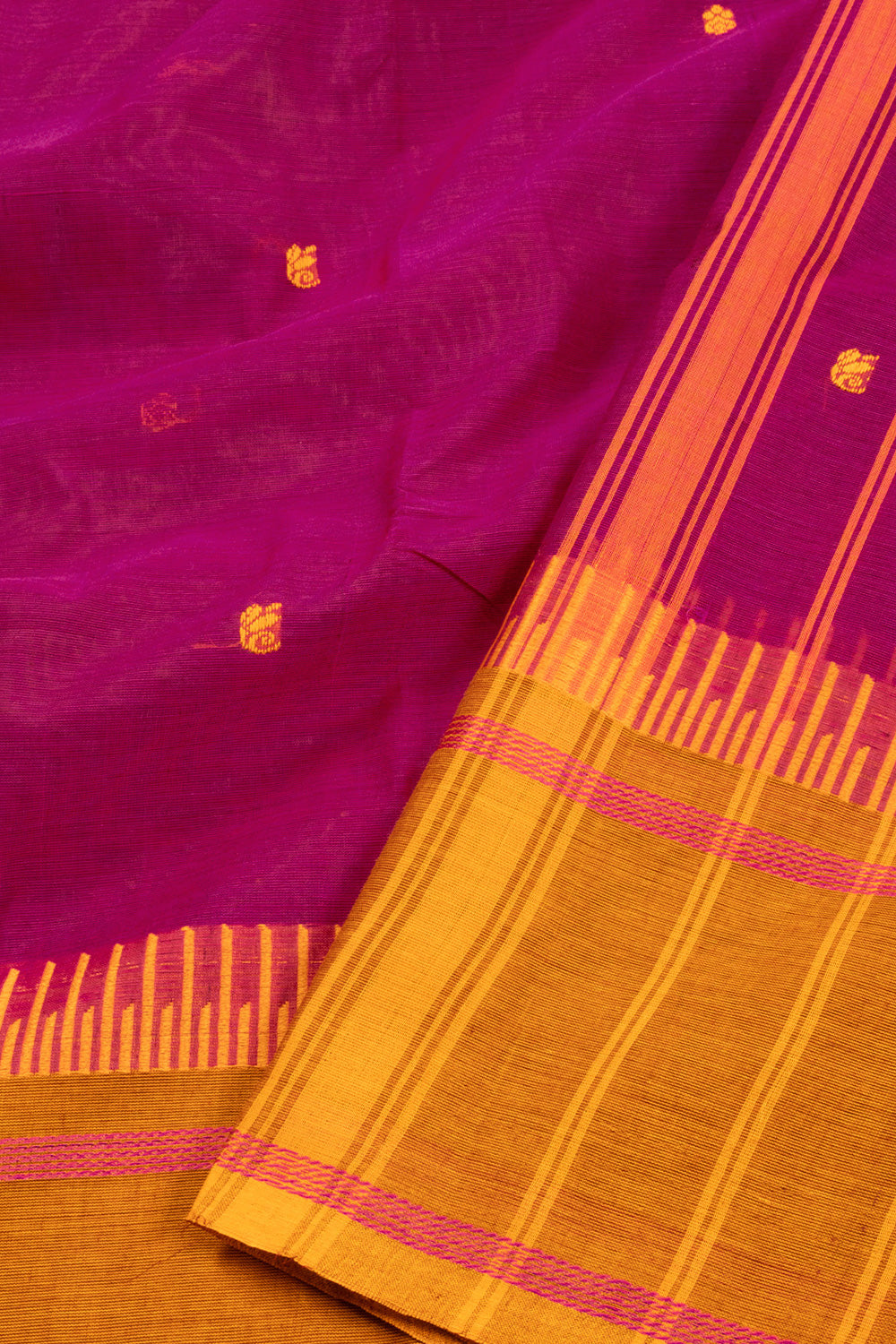 Pink Handloom Kanchi Cotton Saree