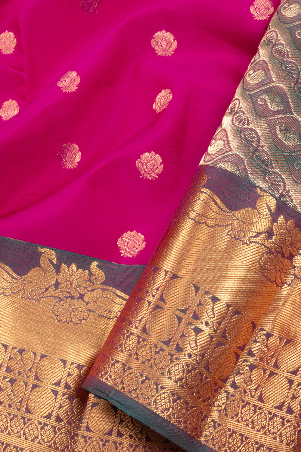 Pink Pure Silk Kanjivaram Saree 10071877