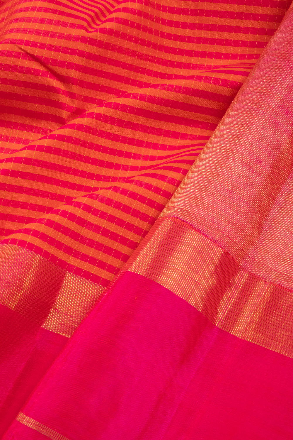 Red Handloom Kanjivaram Silk Saree