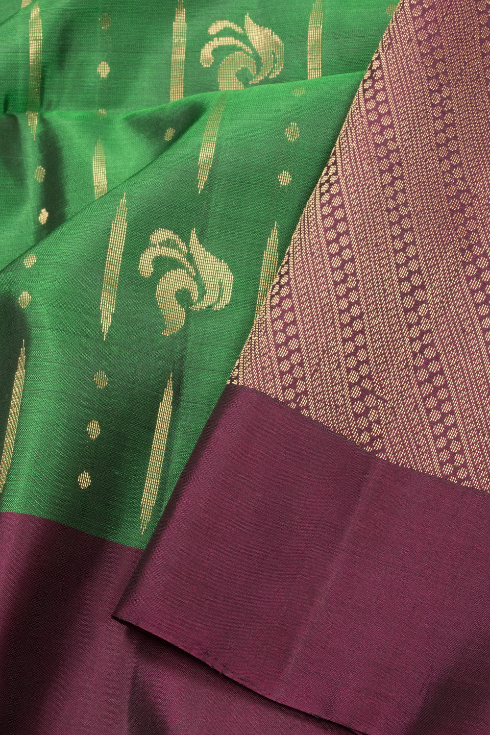 Green Kanjivaram Soft Silk Saree