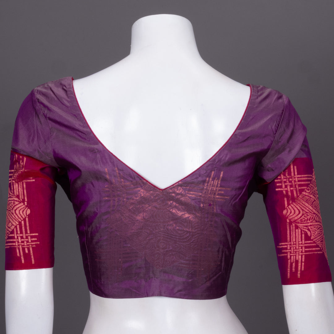 Purple Kanchipuram Soft Silk Blouse 10072430