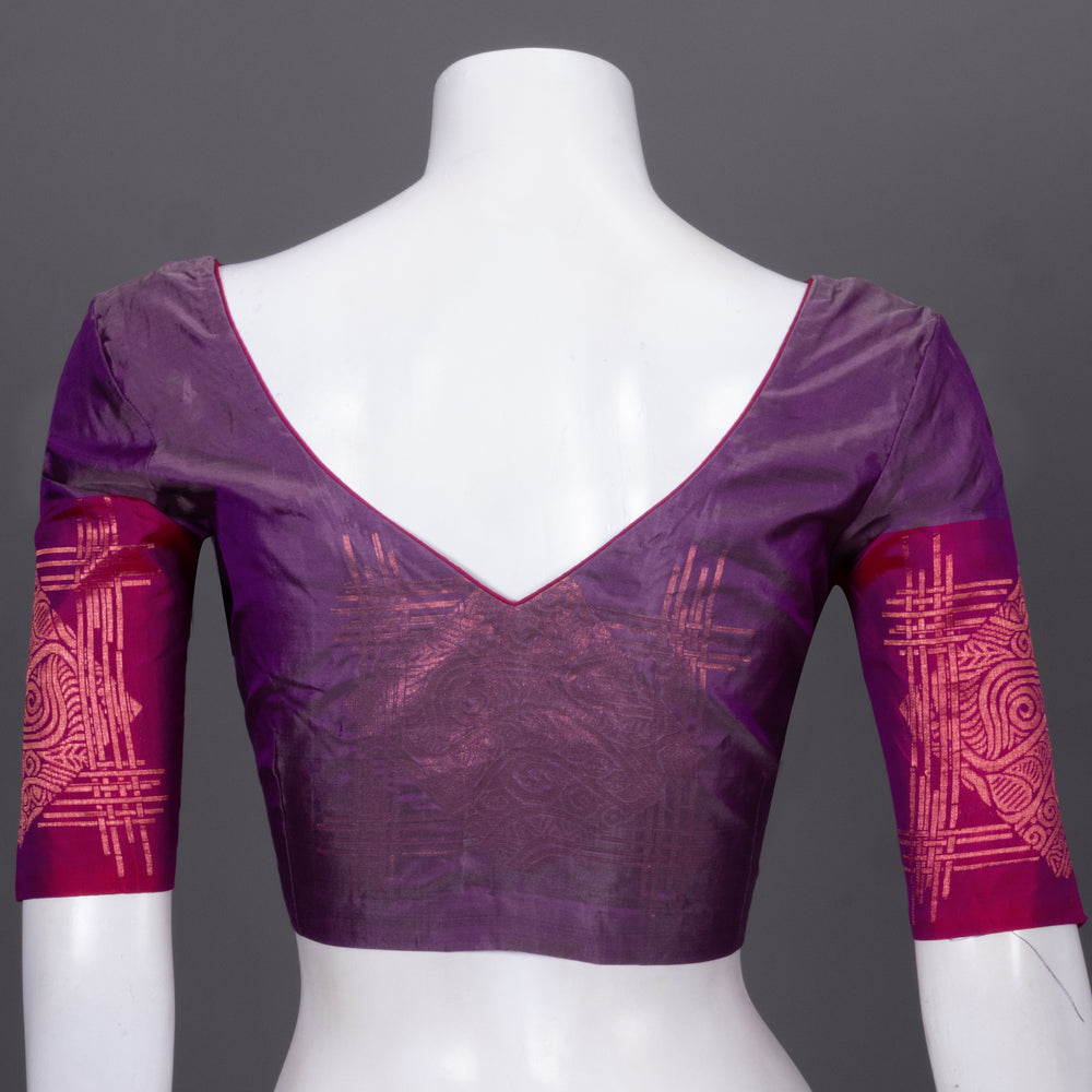 Purple Kanchipuram Soft Silk Blouse 10072428