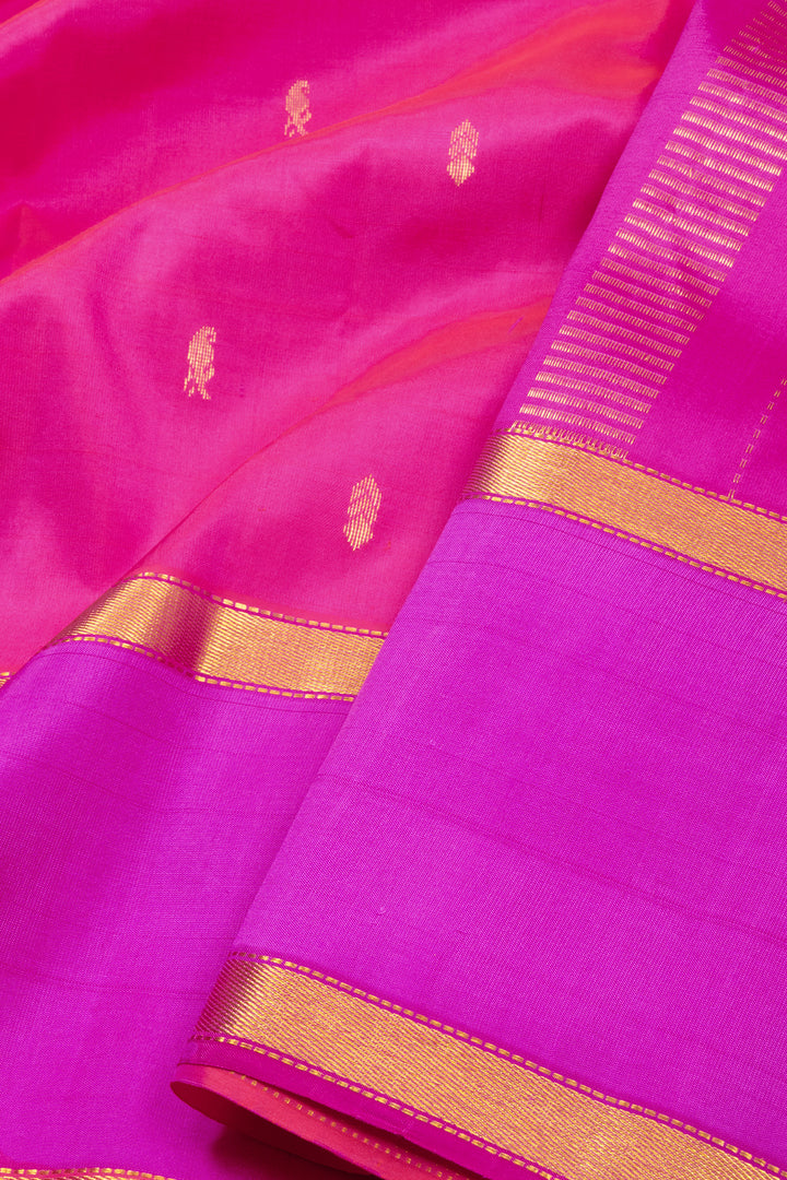 Pink Handloom Kanchipuram Pure Silk Saree 10072796