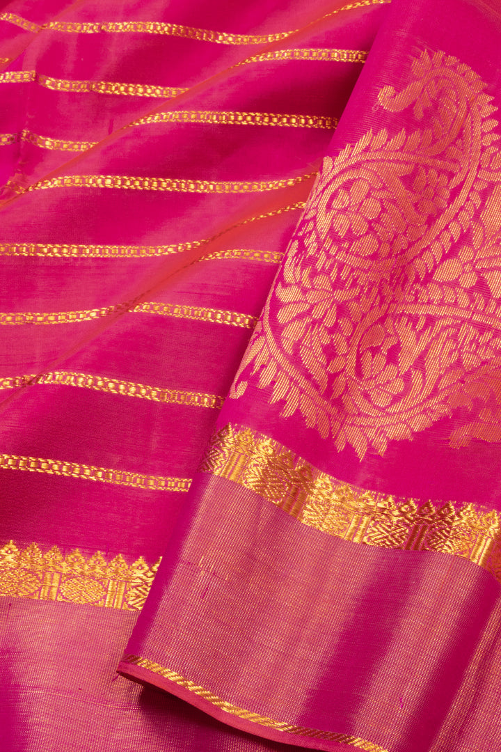 Pink Handloom Kanchipuram Pure Silk Saree 10072808