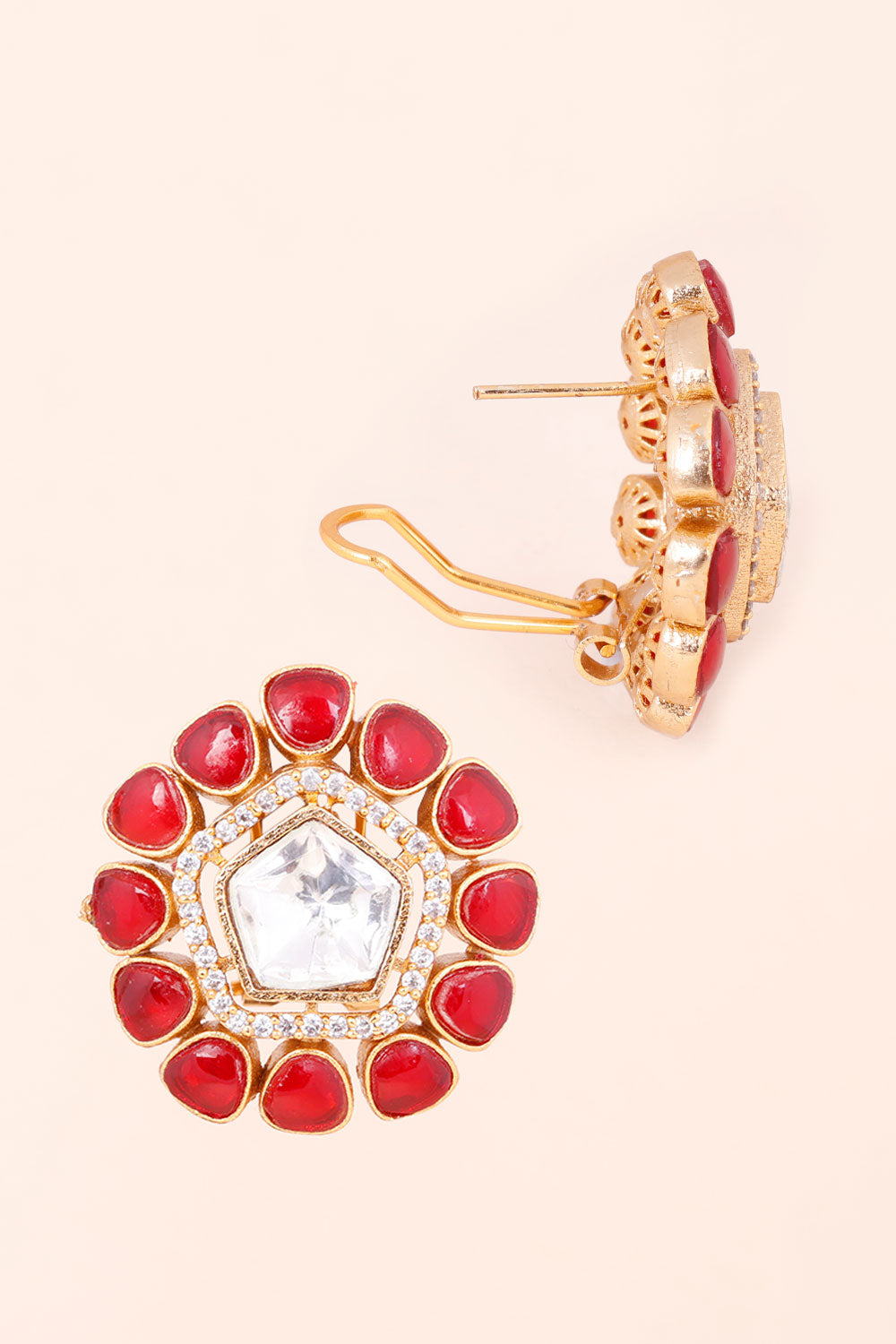 Kundan Stud Earring