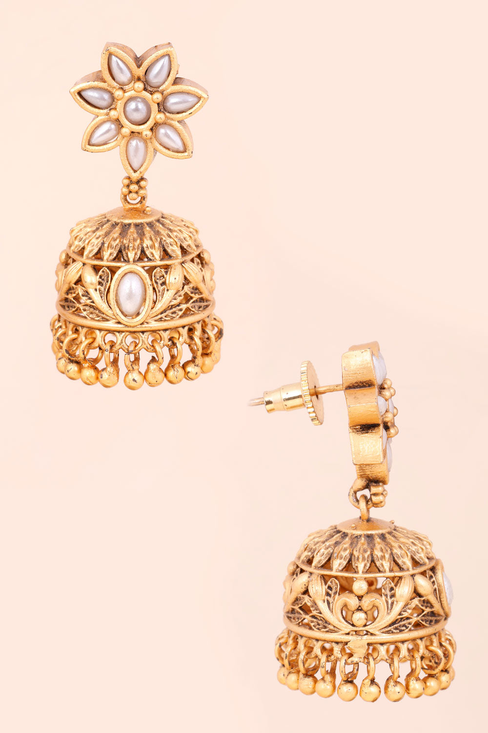 Gold Plated Jhumka Earring