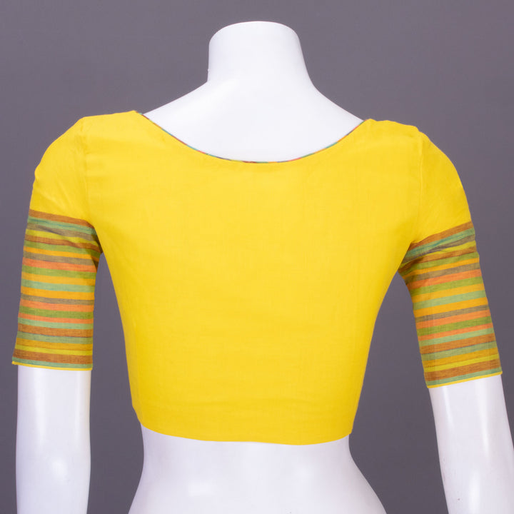 Yellow Andhra Cotton Blouse