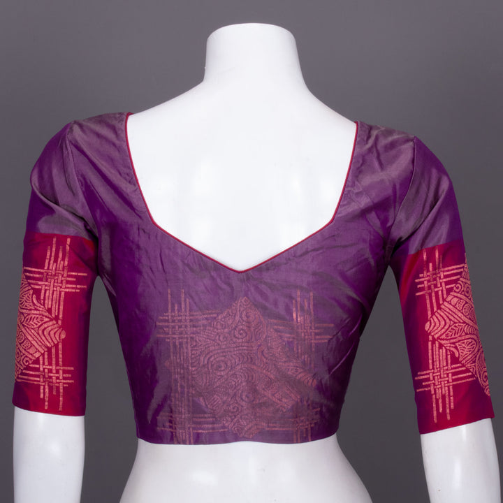 Purple Kanchipuram Soft Silk Blouse 10072427