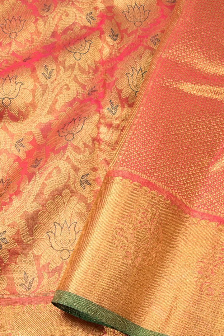 Desire Red Bridal Kanjivaram Pure Zari Silk Saree 10073947