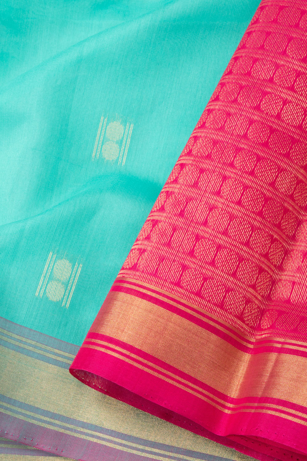 Blue Handloom Kovai Silk Cotton Saree 10073765