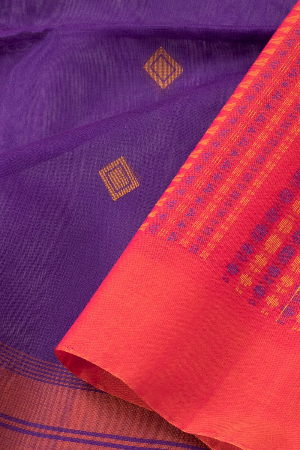  Purple Handloom Kovai Silk Cotton Saree 10073771