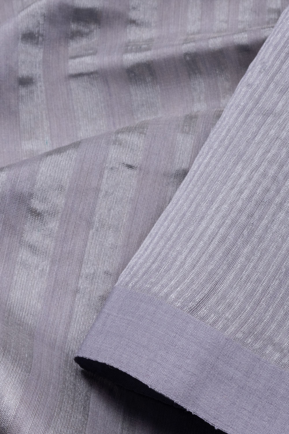 Lavender Handloom Chanderi Silk Saree