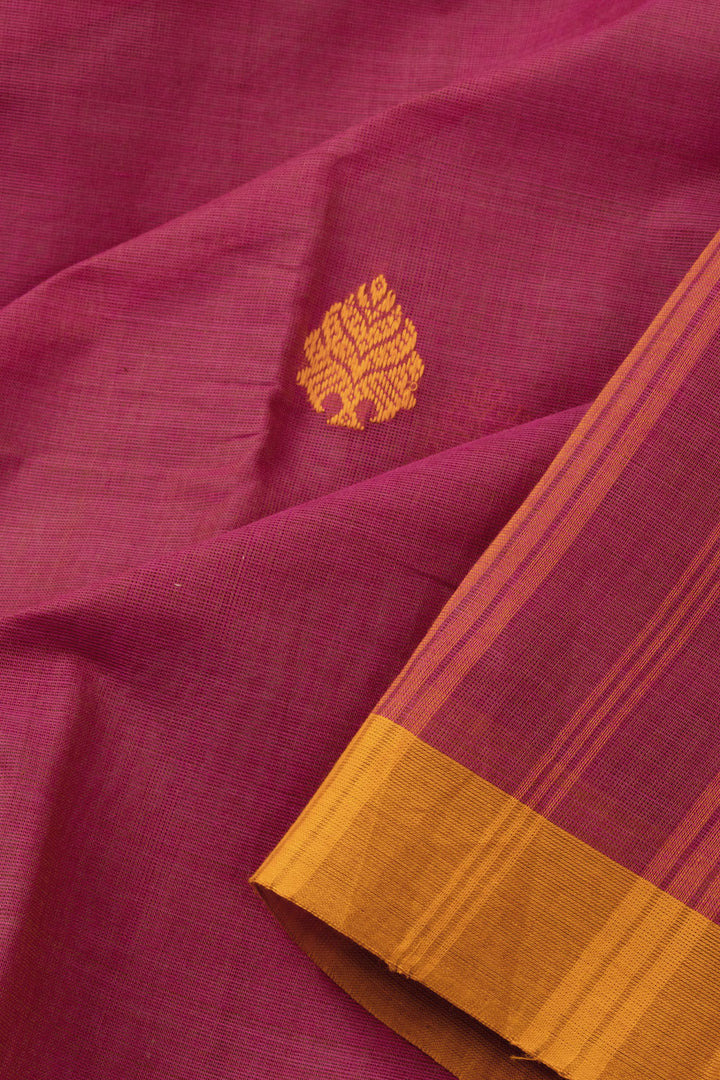 Pink Handloom Chettinad Cotton Saree 10072567