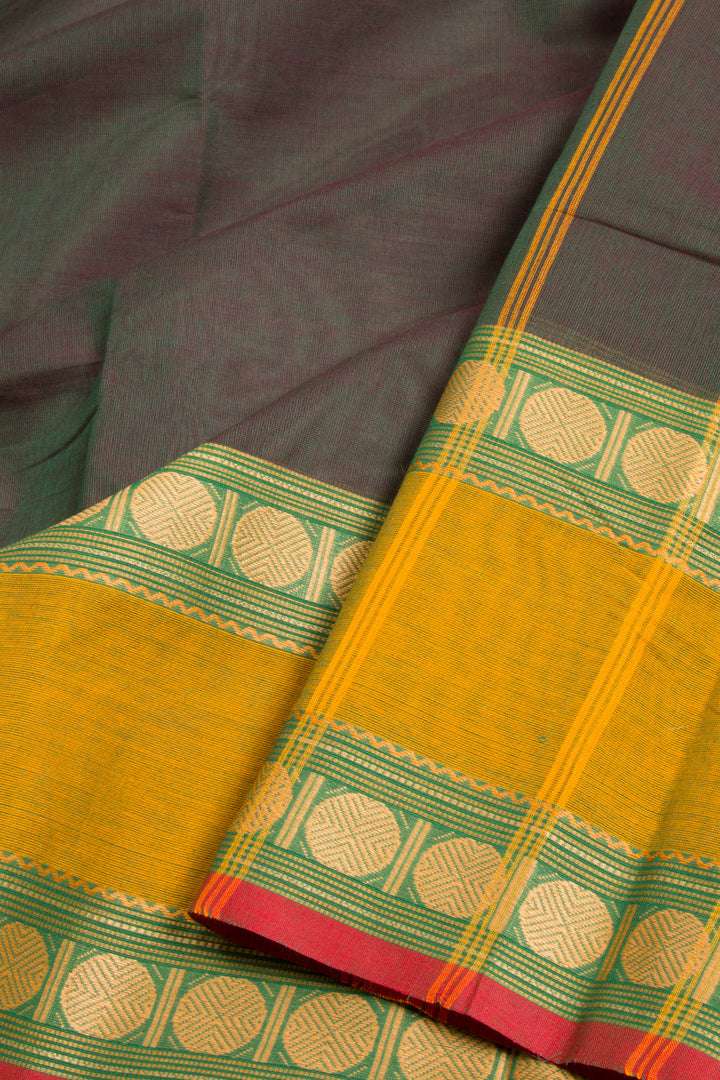 Green Handloom Chettinad Cotton Saree 10072708