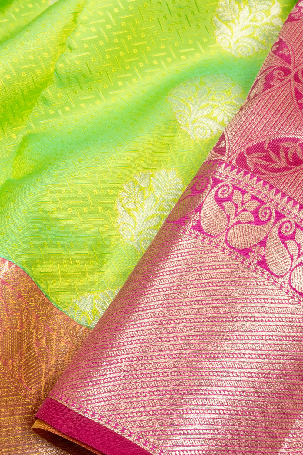 Green Kanjivaram Blended Silk Saree