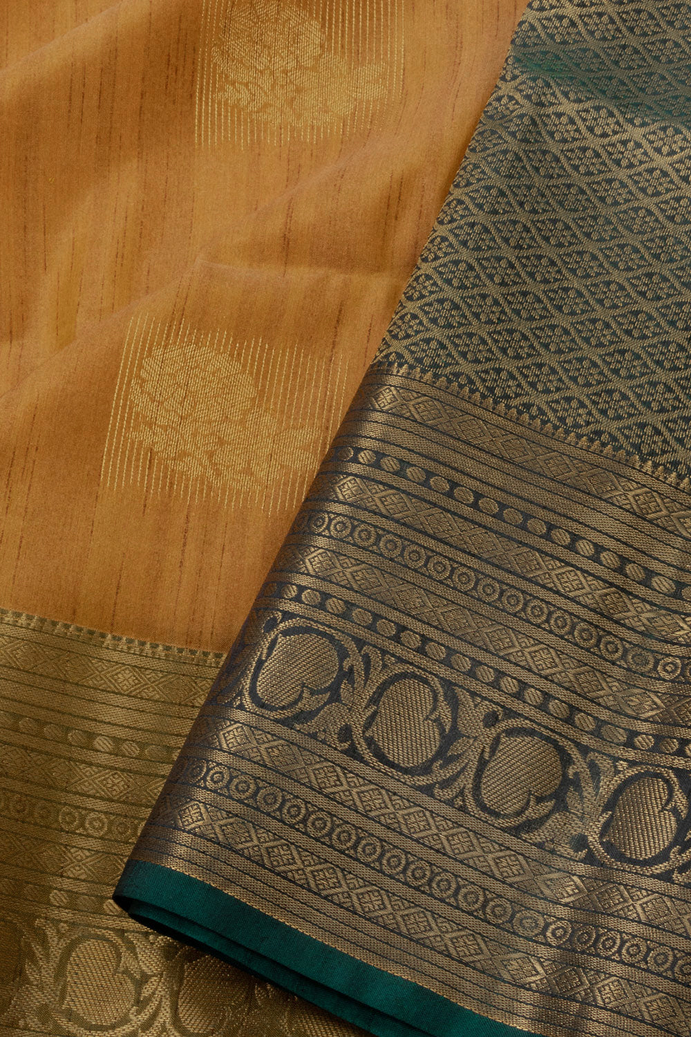 Brown Jute Weave Kanjivaram Silk Saree 10073846