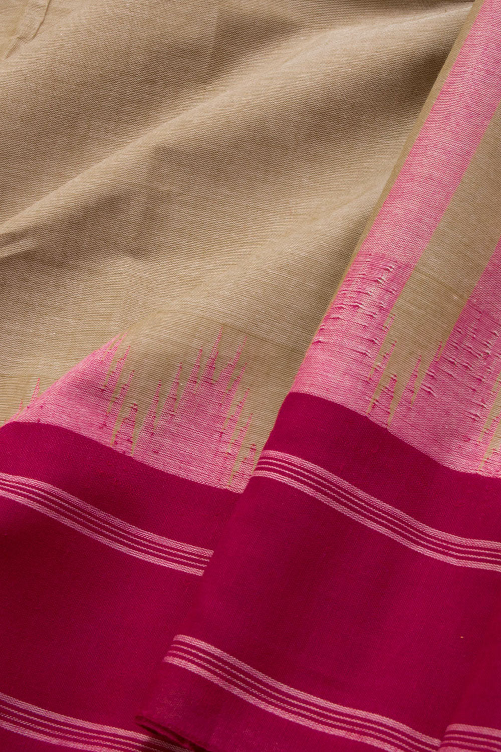 Dual Shot Handloom Kanchi Cotton Saree 10069393 - Avishya