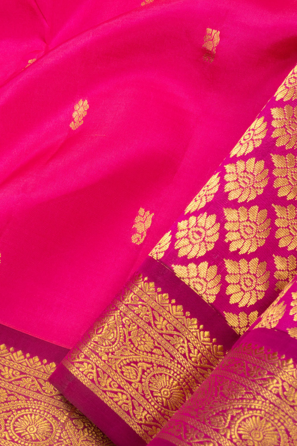 Pink Handloom Kanjivaram Silk Saree