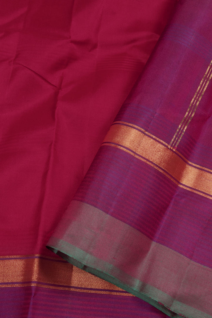 Red Handloom Pure Silk Kanjivaram Saree 10071961