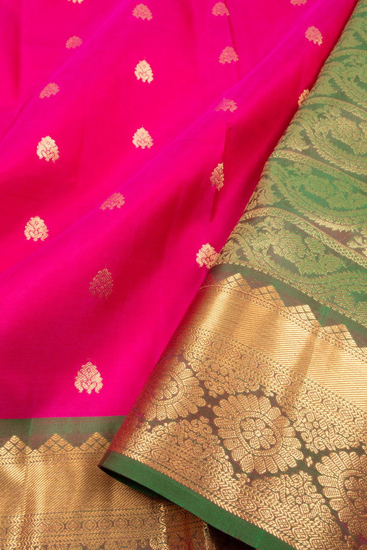 Pink Pure Silk Kanjivaram Saree