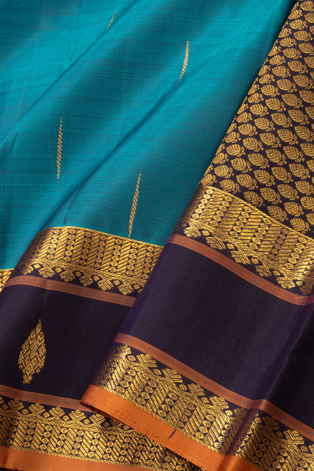 Blue Light Weight Kanjivaram Pure Silk Saree 10073807