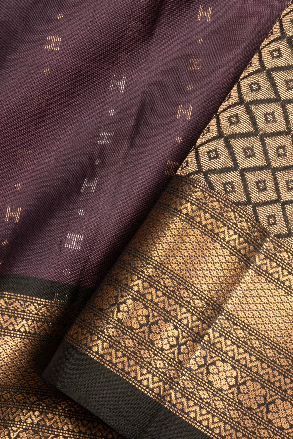 Brown Kanjivaram Soft Silk Saree