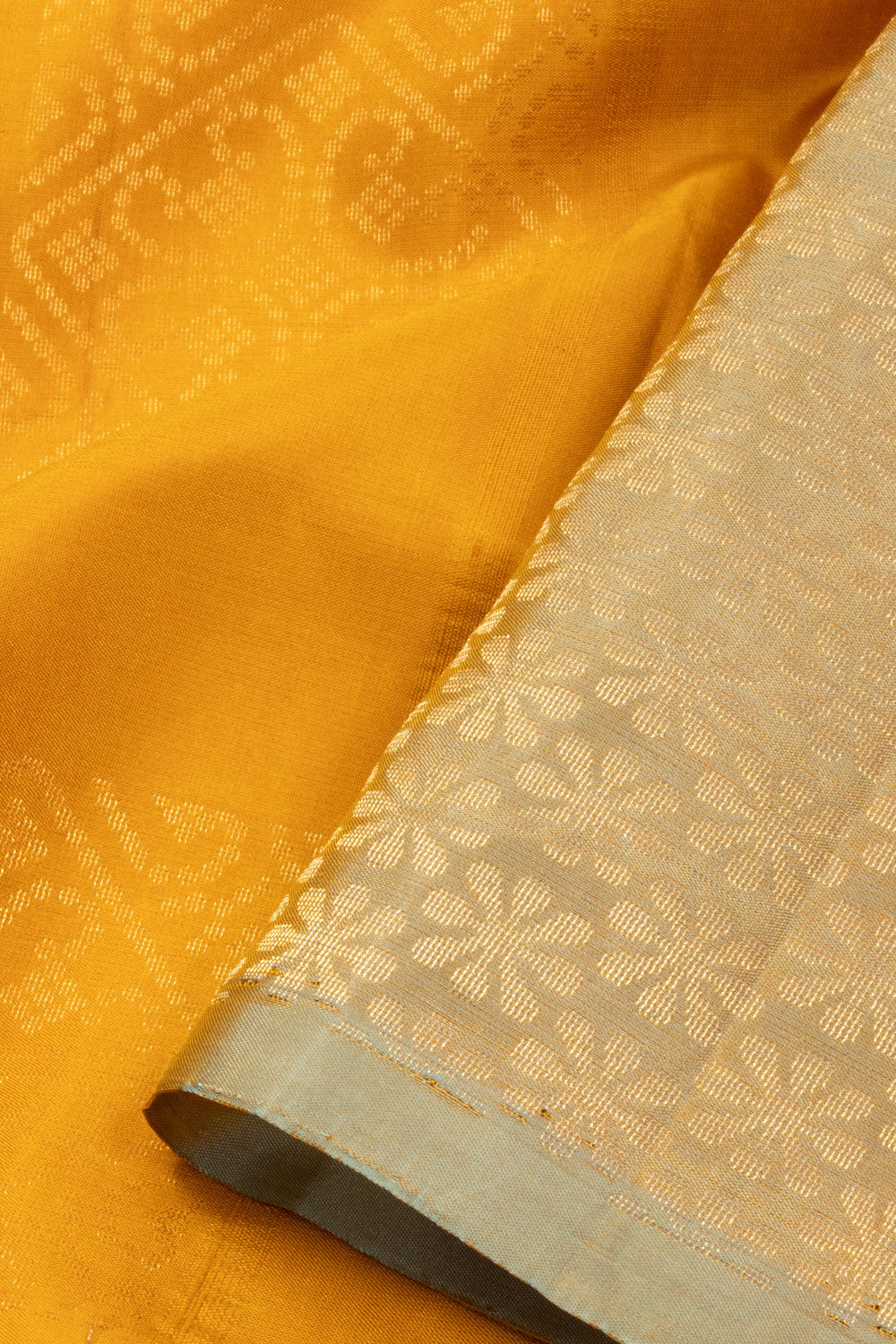 Yellow Kanjivaram Soft Silk Saree