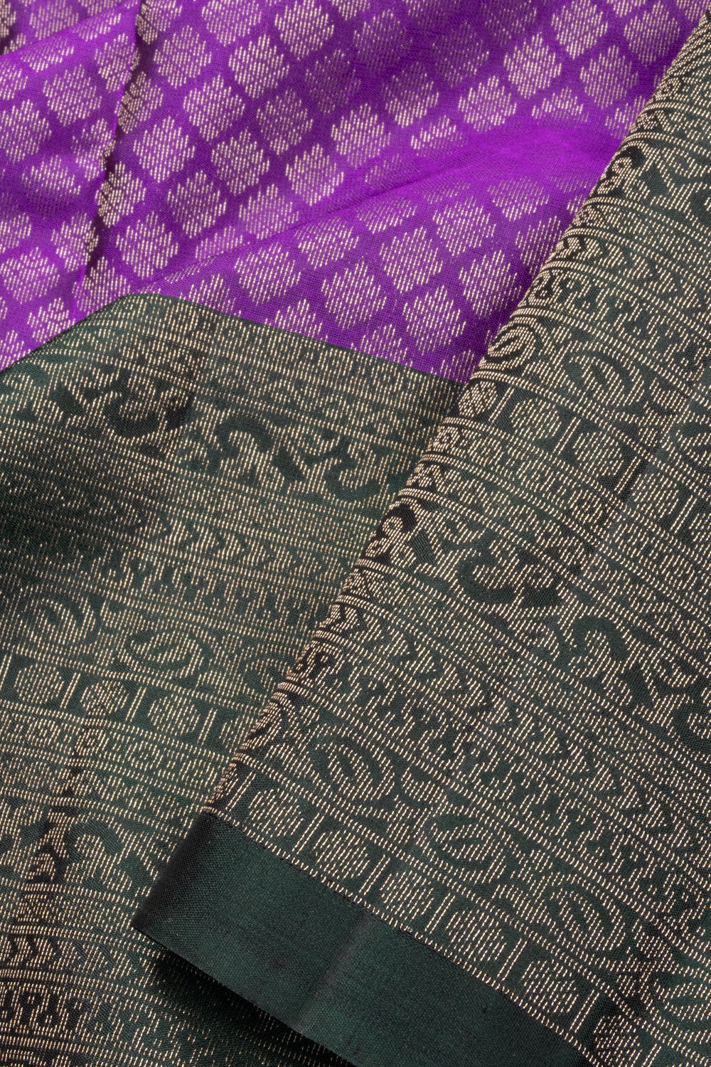 Purple Kanjivaram Soft Silk Saree