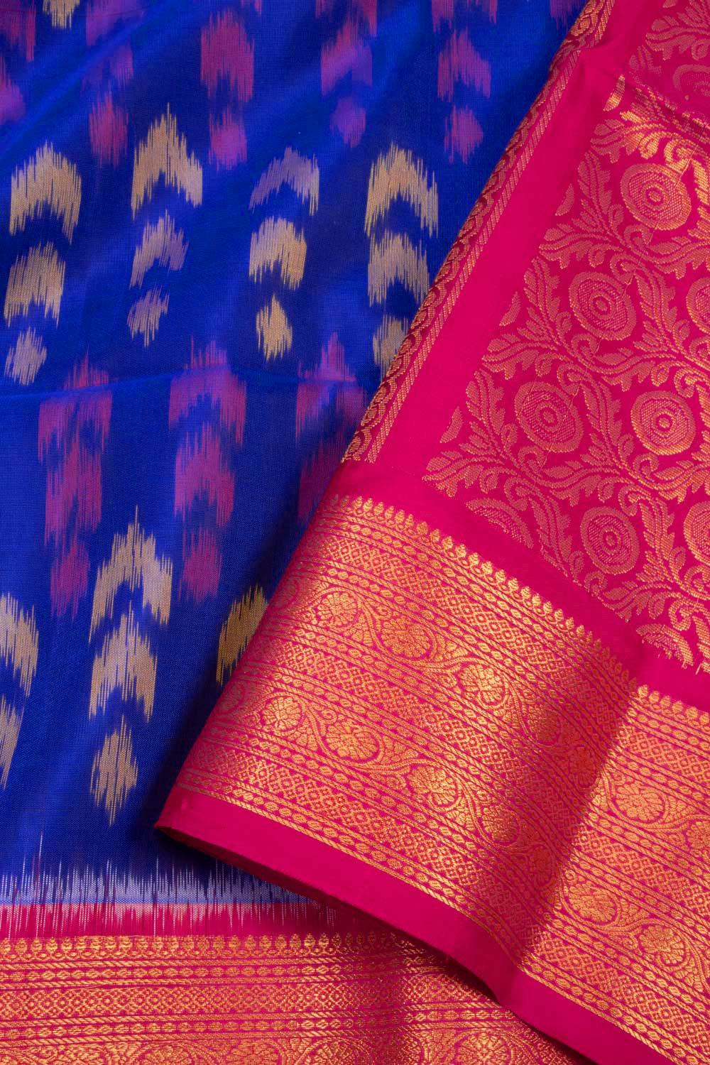 Blue Handloom Kanjivaram Soft Silk Saree 10073906