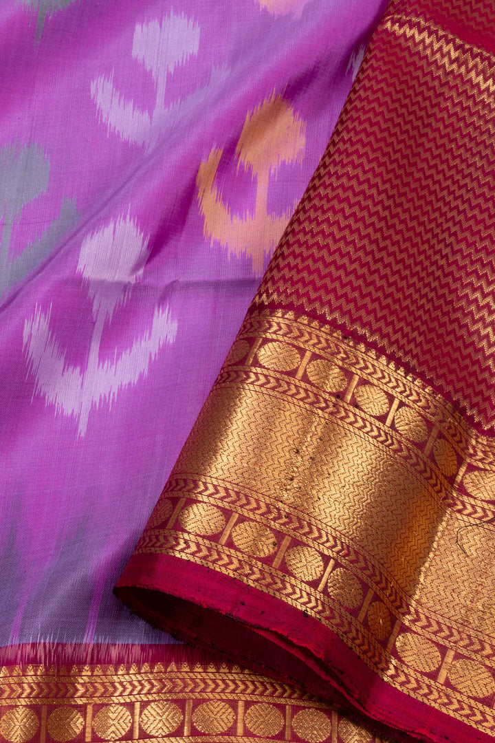 Purple Handloom Kanjivaram Soft Silk Saree10073908