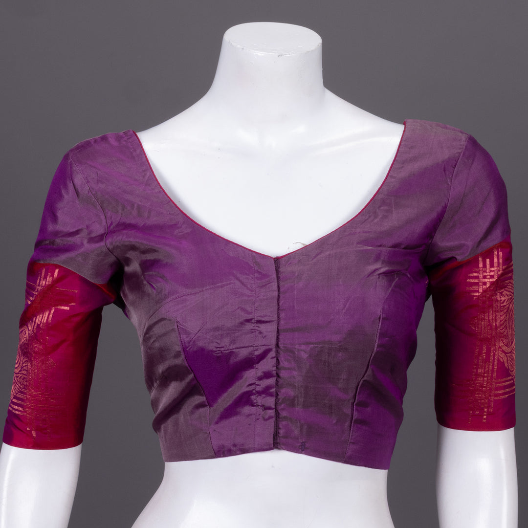 Purple Kanchipuram Soft Silk Blouse 10072430