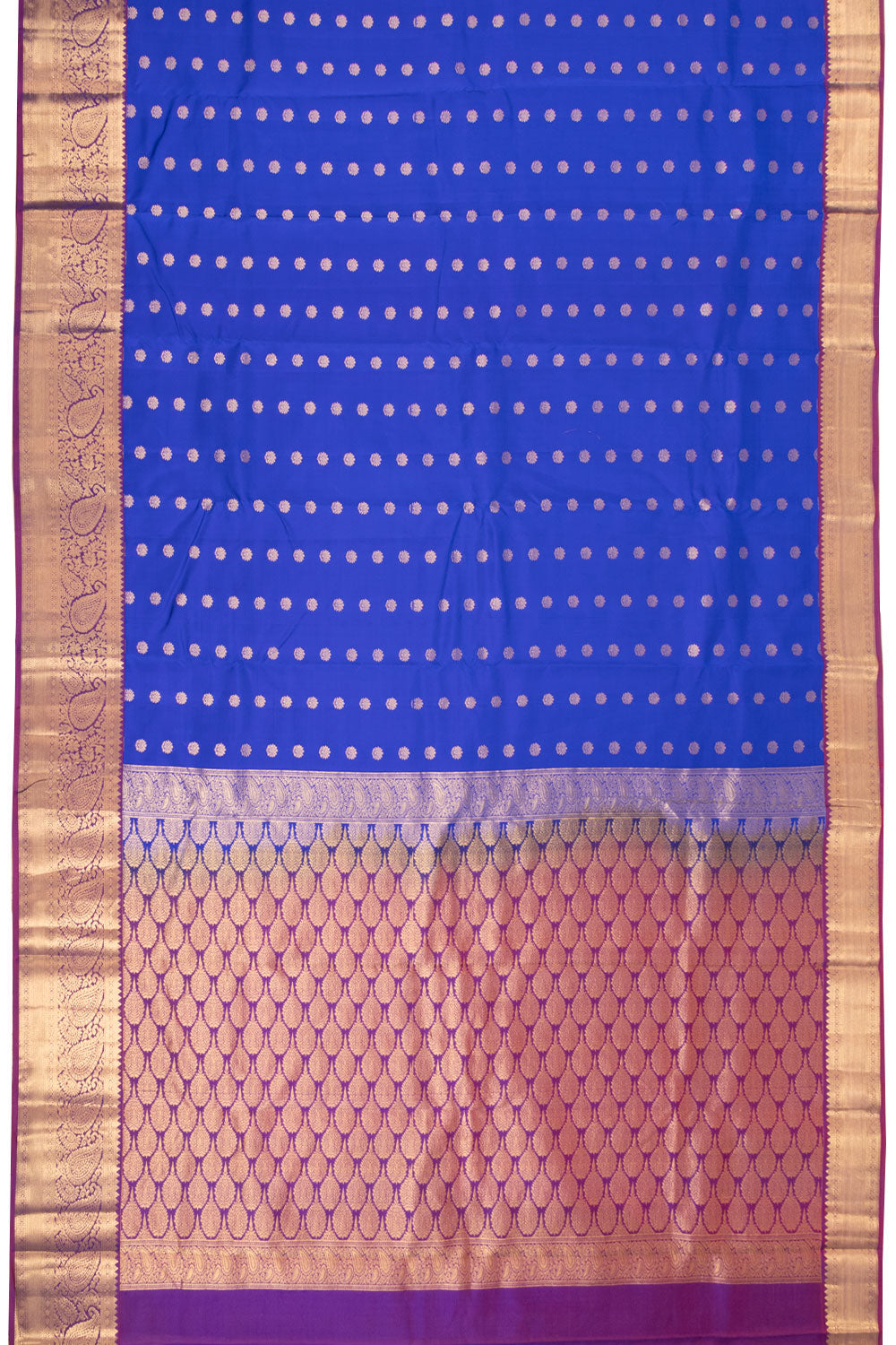 Blue Pure Silk Kanjivaram Saree