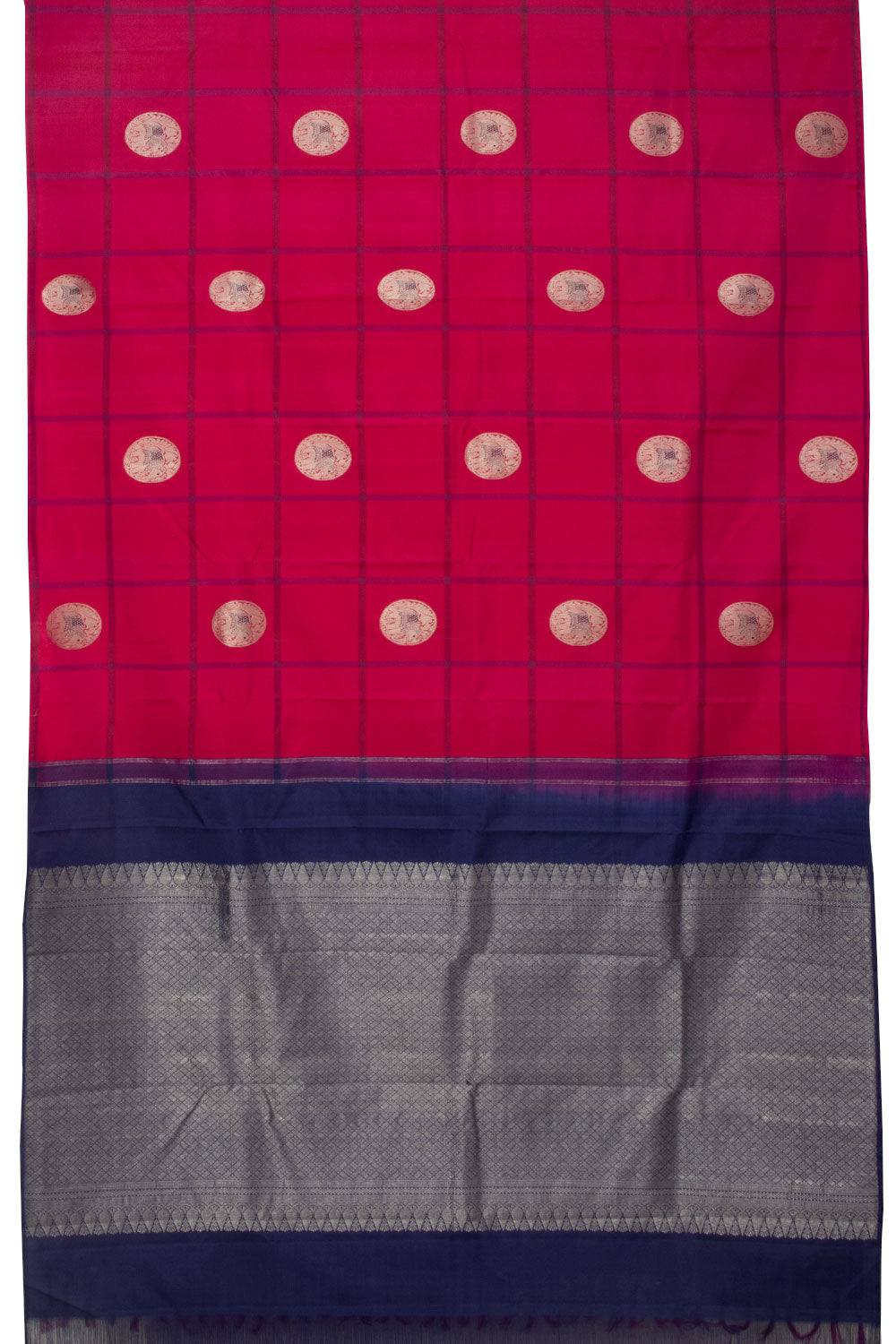 Red Handloom Kanjivaram Silk Saree - Avishya