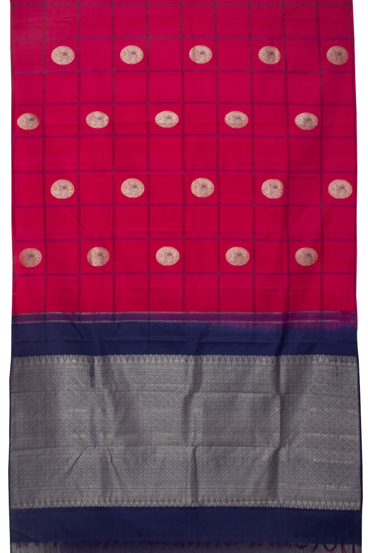 Red Handloom Kanjivaram Silk Saree - Avishya