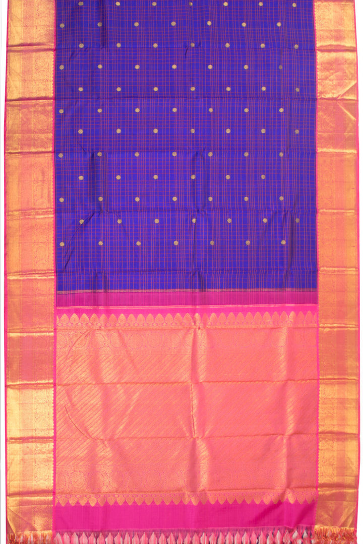 Purple Korvai Kanjivaram Silk Saree 10070641