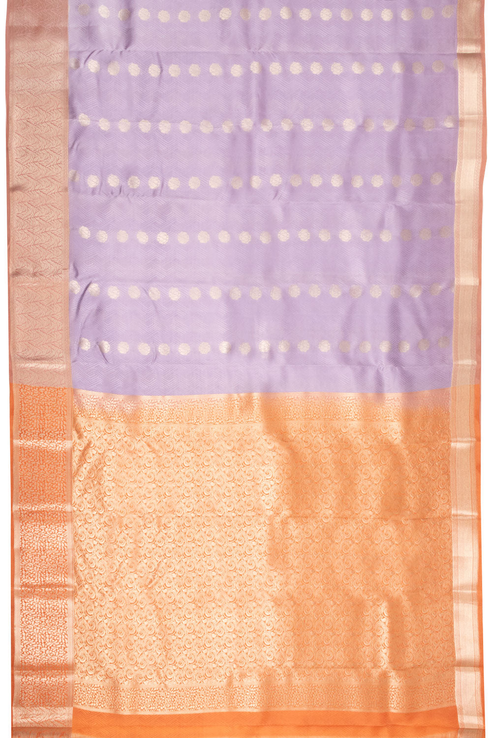 Violet Kanjivaram Blended Silk Saree