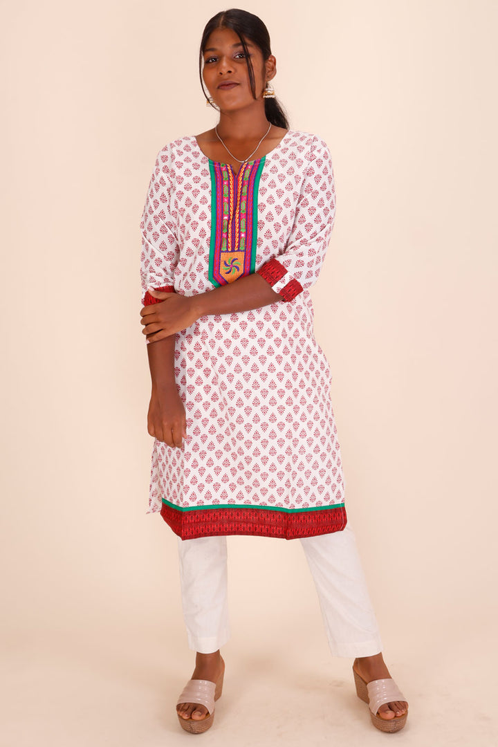 Hand Block Printed Cotton Kurta