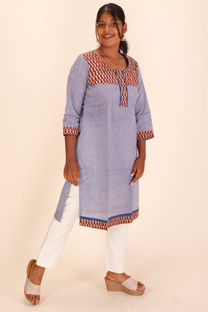 Hand Block Printed Cotton Kurta