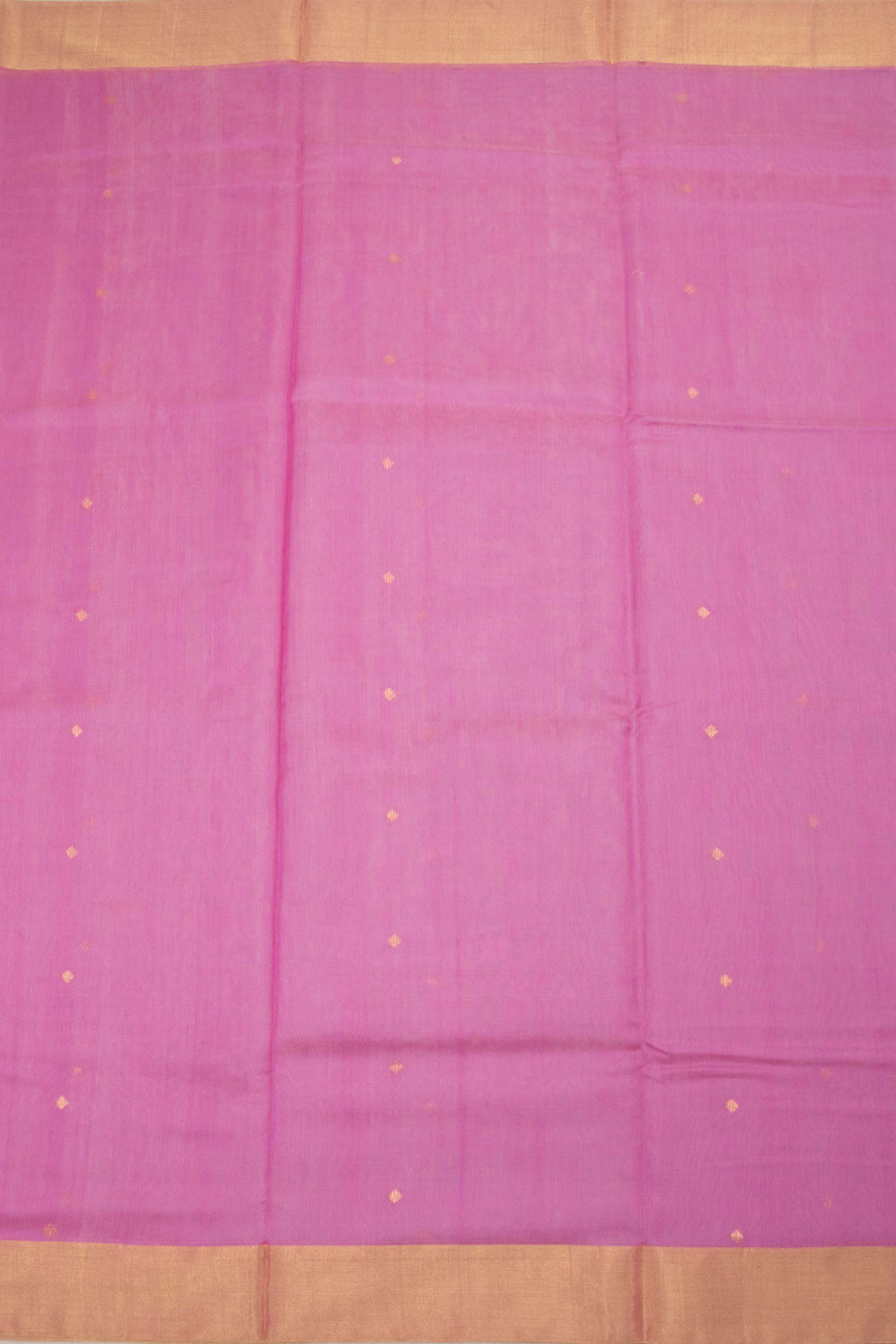 Thulian Pink Handloom Maheswari Silk Cotton Saree 10062917