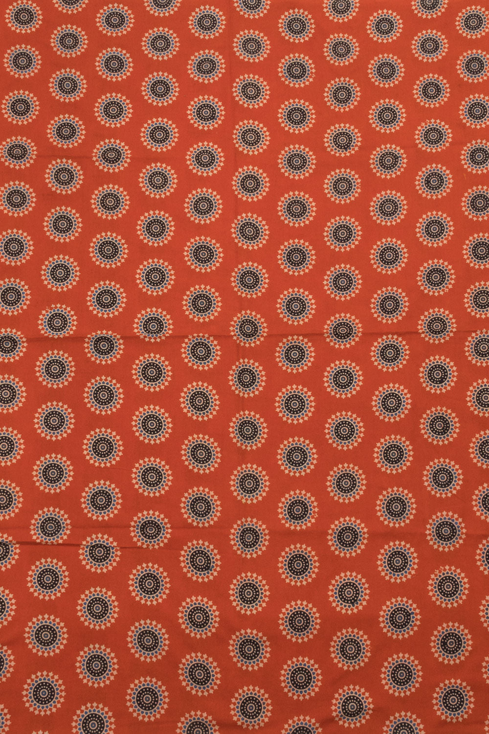 Orange Barmer Cotton Patchwork 3 Piece Salwar Suit Material 10062967
