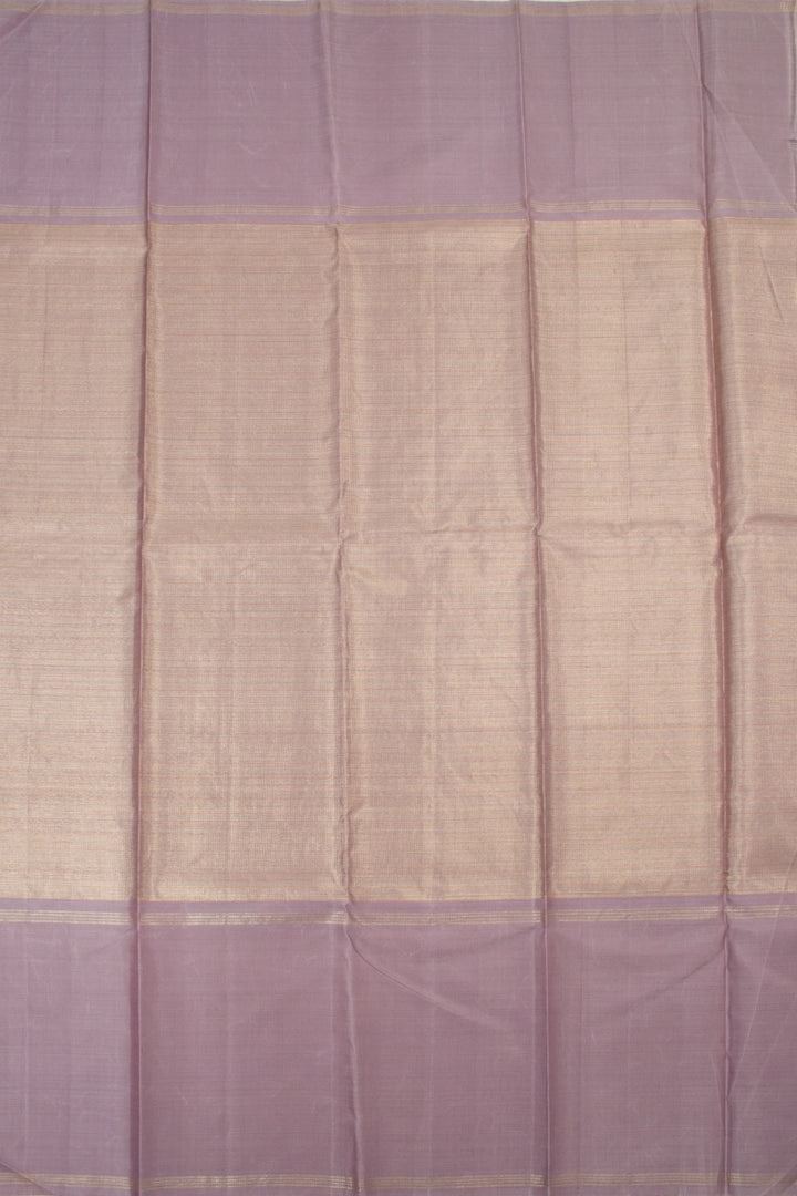 Taupe Rose Pure Zari Kanjivaram Tissue Silk Saree 10063324