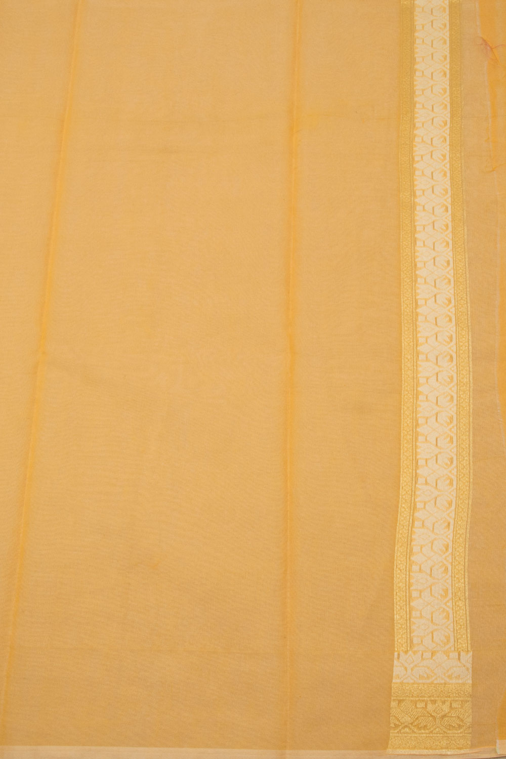 Yellow Handloom Banarasi Cotton Saree - Avishya