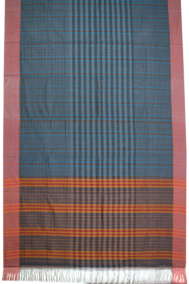 Azure Blue Handloom Narayanpet Cotton Saree-Avishya