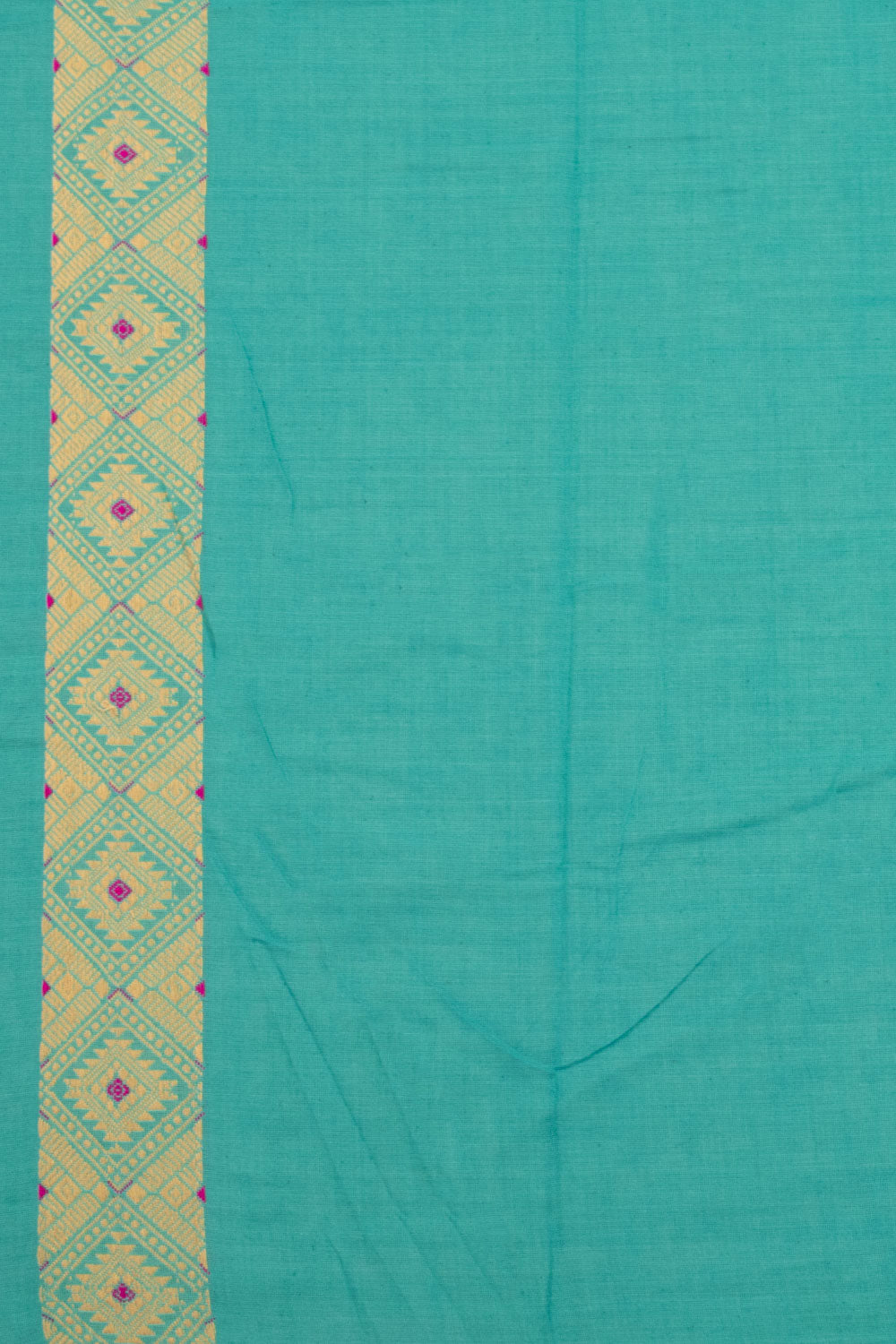 Sky Blue Handloom Assam Cotton Saree - Avishya