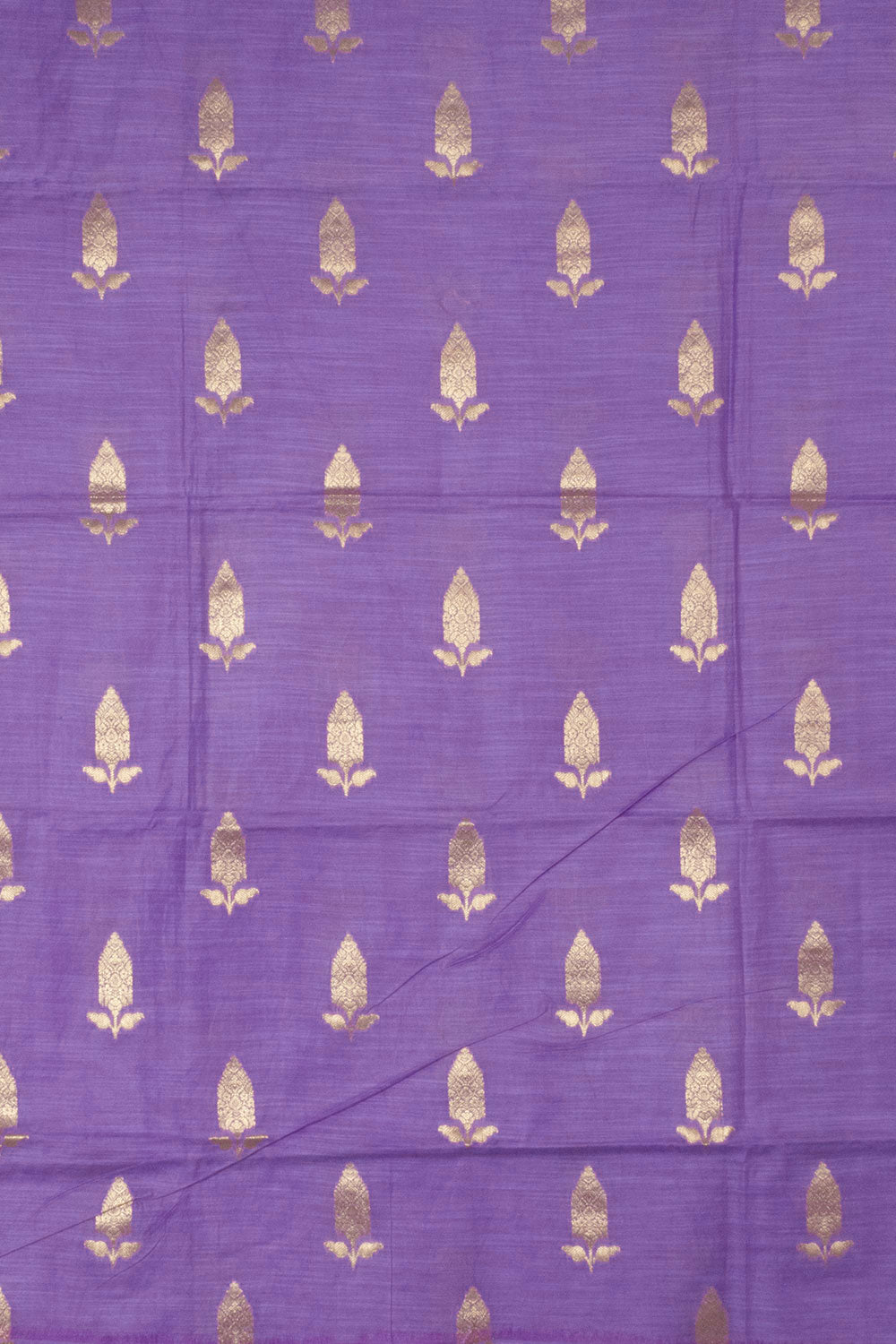 Purple 3-piece Banarasi Silk Salwar Suit Material 10064560