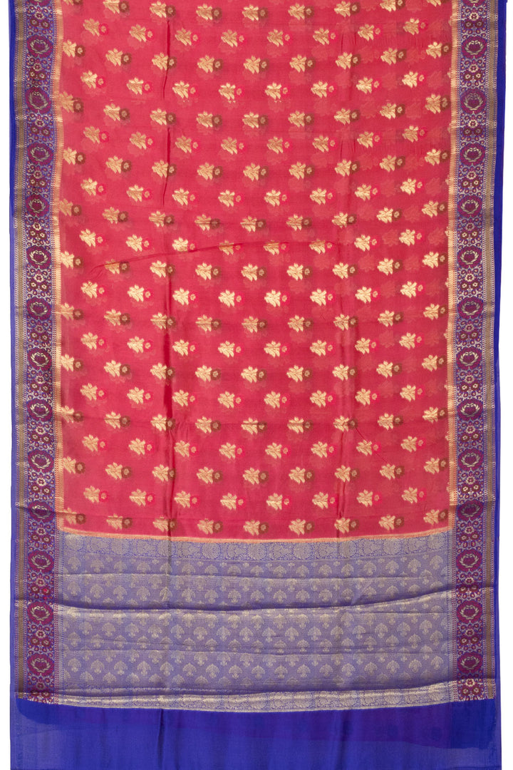 Pink Handloom Banarasi Summer Silk Saree - Avishya