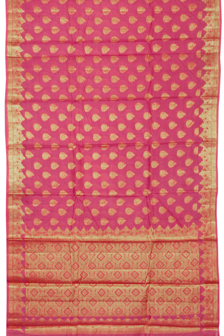 Red Handloom Banarasi Raw Silk Saree - Avishya